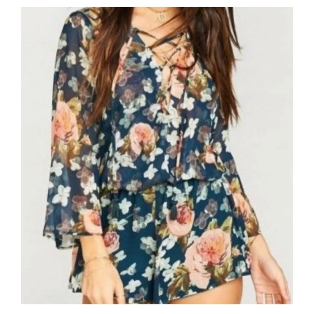 Show Me Your Mumu Floral Romper